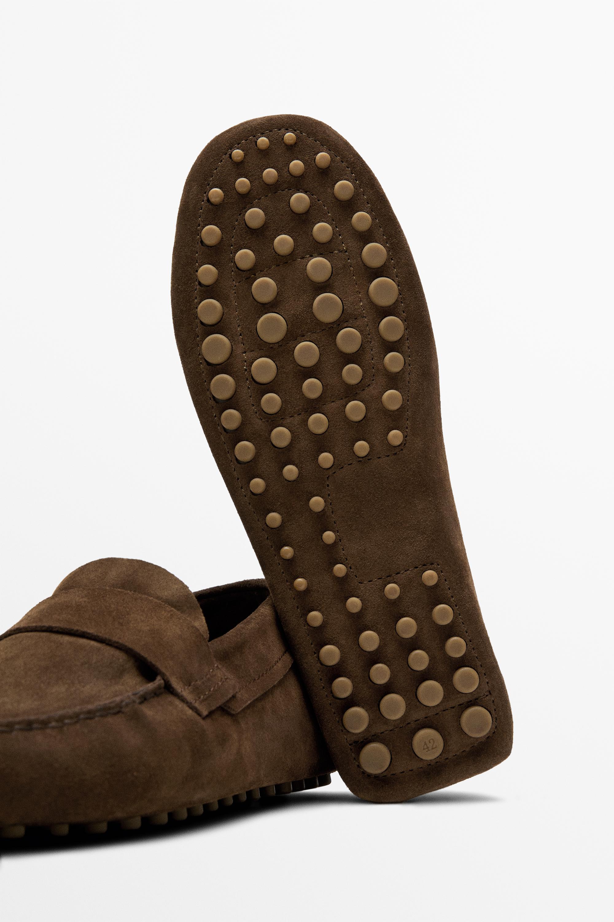 Soft leather mask loafers
